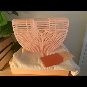 Cult Gaia Small Pink Ark purse NWB